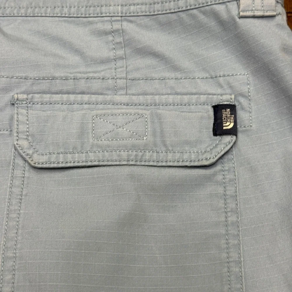 The North Face Cargo Shorts Mens 38 Blue Ripstop Utility Hiking Shorts